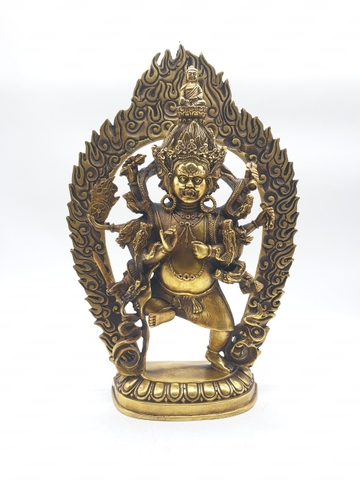 Tượng Hộ Pháp Uế Tích Kim Cang_Chất liệu Đồng Trơn_Cao 33cm