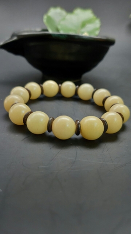 Chuỗi Hạt Bạch Ngọc Trai ,Trắng,Phụ Kiện ,Trơn Đeo Tay_12ly