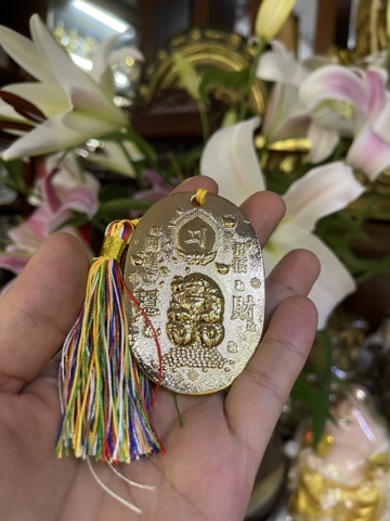 Lệnh Phù Chiêu Tài MaHaKaLa-Phong thuỷ 7x4,5cm