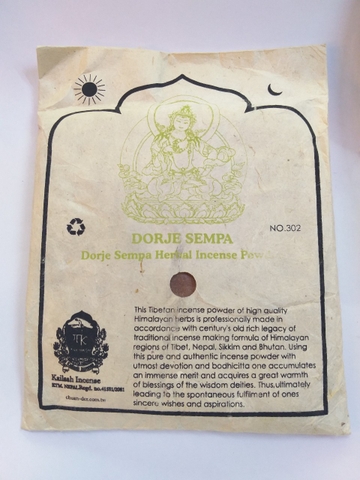 Bột Hương Bổn Tôn Kim Cang Tát Đỏa_10gr