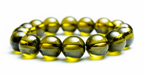 Chuỗi Đá Topaz Xanh Lục Đeo Tay_8ly