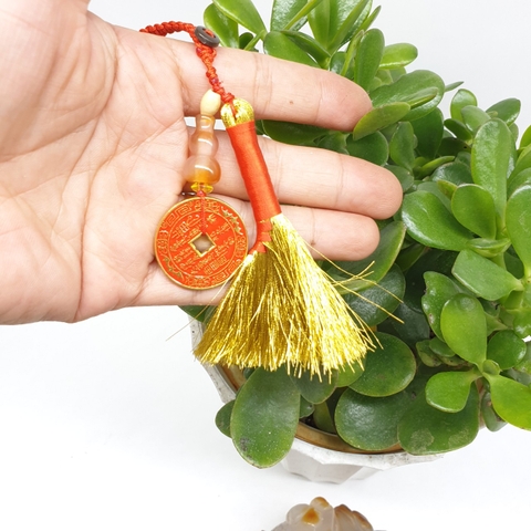 Chổi vàng Giải Hạn_Chiêu Tài 12x2,5cm