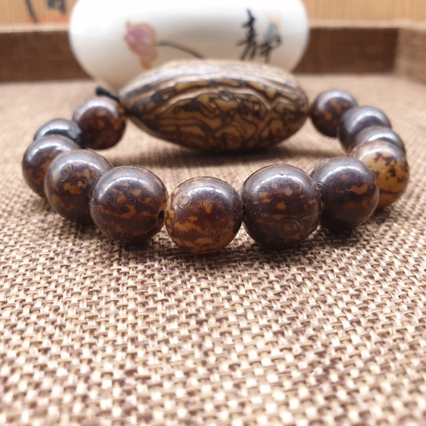 Chuỗi Hạt Bạch Ngọc Trai Đính Hạt Đậu Đeo Tay_13ly