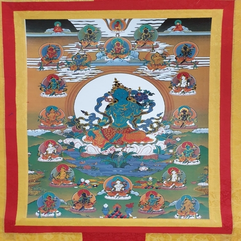 Tranh Thanka Tara Lục Độ Mẫu Bồ Tát_120x80cm