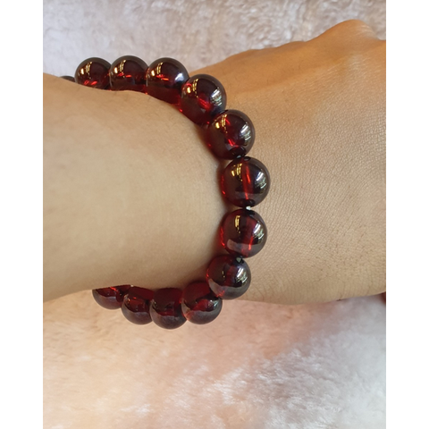 Chuỗi Đá Topaz Đỏ Đeo Tay_12ly