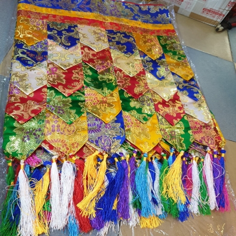 Rèm Ngũ Trí Tây Tạng Gấm_1mx40cm