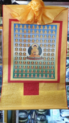 Tranh Thangka 108 Vị Phật_120x80cm