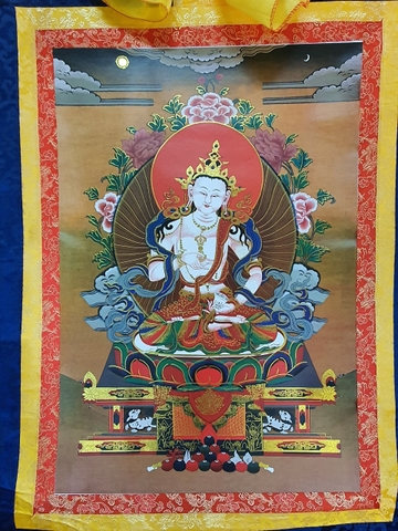 Tranh Thangka Phật Kim Cang Tát Đỏa 120x80cm