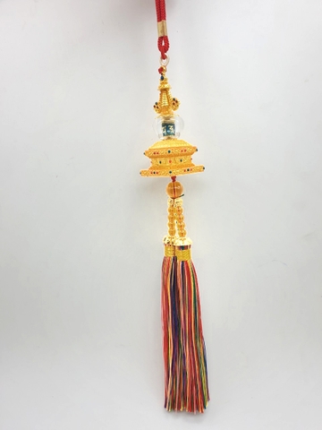 Dây Bảo Tháp Khắc Om 2 Tua_Dài 38cm