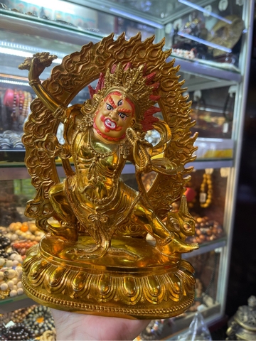 Tượng Phật Kim Cang Thủ Đồng Vẽ 24x17-155 gr