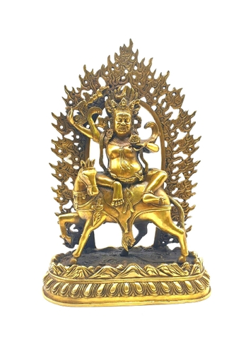 Tượng Cát Tường Thiên Nữ_Chất liệu Đồng Trơn_Cao 92cm