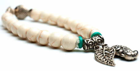 Chuỗi Đá San Hô Trắng Phụ Kiện Đeo Tay_12ly