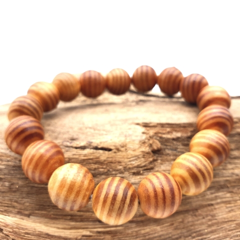 Chuỗi Gỗ Huyết Long Vằng,Thường Đeo Tay_12ly