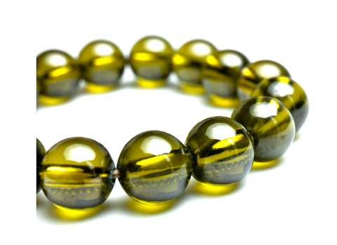 Chuỗi Đá Topaz Xanh Lục Đeo Tay_10ly