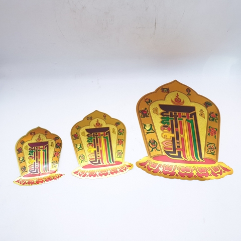 Miếng Dán Kim Cương Thời Luân Kalachakra_24x18cm