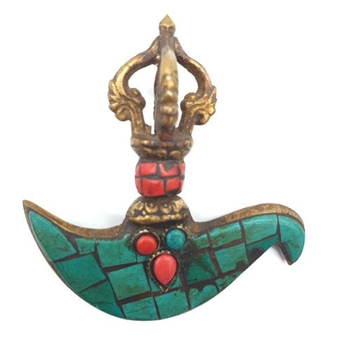 Dao Cắt Kim Cang Đính Đá Quý_12cm