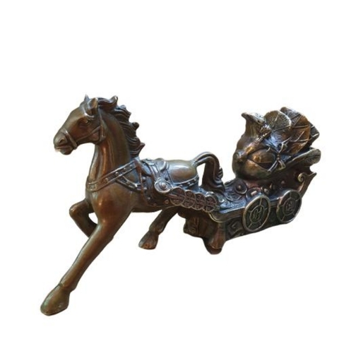 Ngựa Kéo Củ Cải_29x13cm_Tượng Phong Thủy