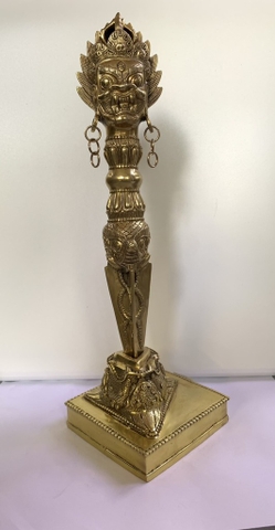 Pháp Khí Phổ Ba MaHaKaLa-Kèm Đế 36x11cm!