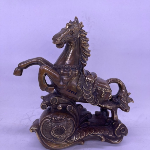 Phong Thủy Ngựa Như Ý-Thăng Tiến Về Tài Bảo -27x27cm-CN3500gr