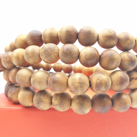 Chuỗi Gỗ Ngọc Am Vàng Nâu_8 Ly_108 Hạt