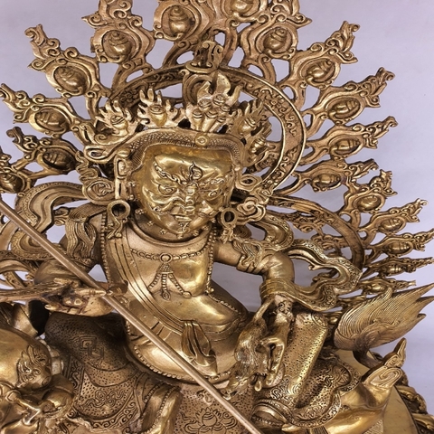 Tượng Tài Bảo Thiên Vương_Chất liệu Đồng_Cao 50cm