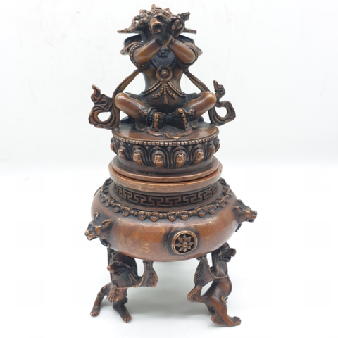 Lư Hộ Pháp Nâu Cao Cấp_29x20cm-cn2600gr