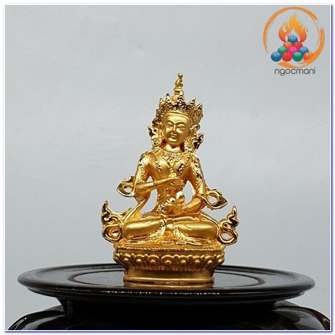 Tượng Phật Kim Cang Tát Đỏa_8cm_Xi Vàng