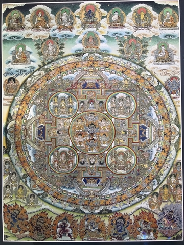 Tranh Hộ Pháp Kim Cang Phổ Ba_ 43x30cm