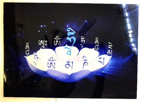 Tranh Phật Quán Tưởng Omani_43x30cm