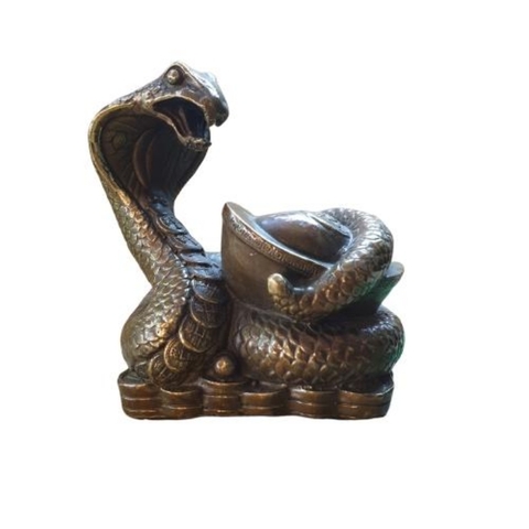 Rắn Cõng Tiền_12x9cm_Tượng Phong Thủy