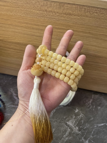 Chuỗi Hạt Bạch Ngọc Trai Màu Cafe_8 Ly_108 Hạt
