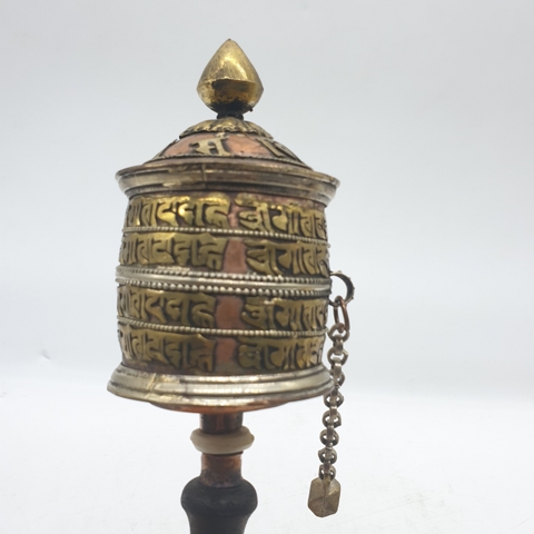 Kinh Luân Quay Tay Thủ Công Nepal_ 29x8cm