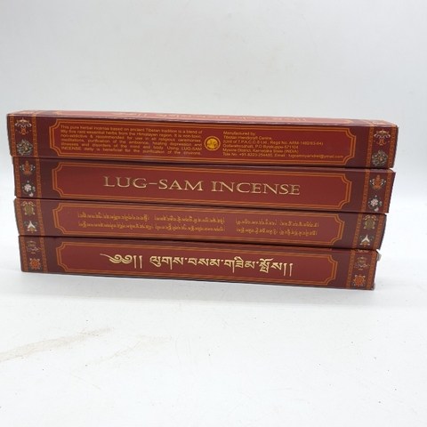 Nhang Không Tăm Nepal_Lug-Sam Incense_26cm_Hộp 24 Cây
