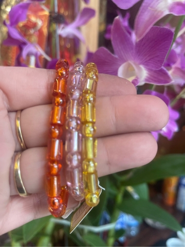 Chuỗi Đá Topaz Xanh Lục Đeo Tay_12ly
