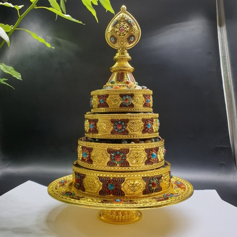 Mandala Vàng Nâu_33cm