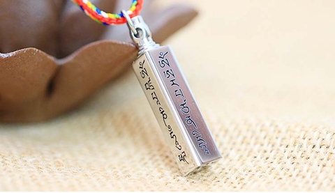 Mặt Đeo Ống Phổ Ba Trắng Màu Trắng_Chất liệu Titan_32x8mm_6gr