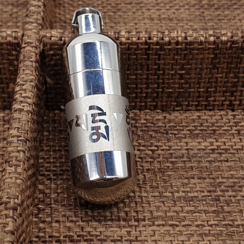 Mặt Đeo Ống Omani Bầu Lớn Màu Trắng_Chất liệu Titan_44x14mm