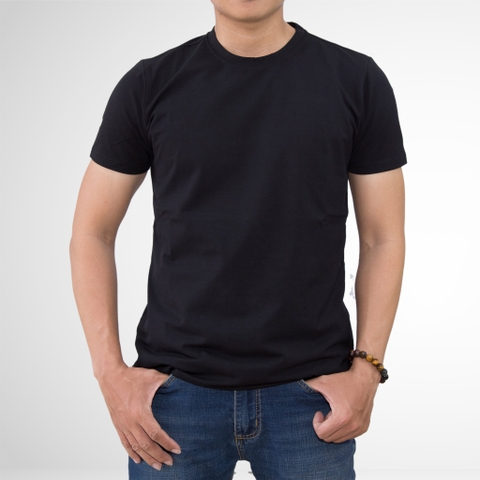 Áo Nam - Đen - Cổ Tròn - BM11