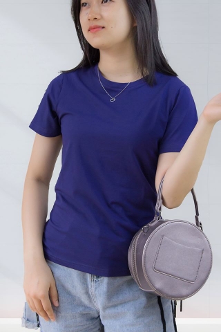 Áo Thun - Xanh Mực - Cổ Tròn - 25B