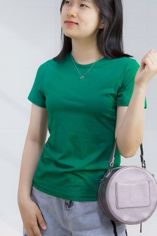 Áo Thun - Xanh Rêu - Cổ tròn - 08B