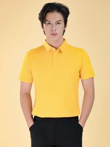 Áo PoLo Nam-Cổ Sơ Mi-Vàng-PLM07