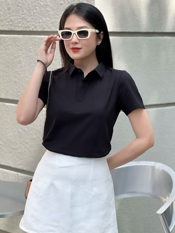 Áo PoLo Nữ - Màu Đen - PLM11