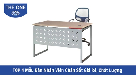 TOP 4 Mẫu Bàn Nhân Viên Chân Sắt Giá Rẻ, Chất Lượng Trên Thị Trường
