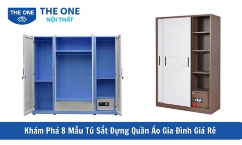 Khám Phá 8 Mẫu Tủ Sắt Đựng Quần Áo Gia Đình Giá Rẻ