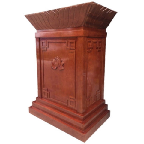 Bục Tượng Bác Gỗ Tự Nhiên BTBDSG14