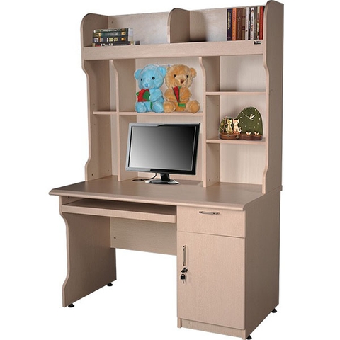 Bàn Học Liền Giá Sách NTB02