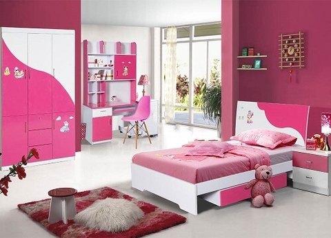 Bộ Phòng Ngủ Bé Gái GNE02