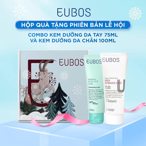 Combo Quà Tặng Kem Dưỡng Da Tay EUBOS 75ml Và  Kem Dưỡng Da Chân EUBOS 100ml