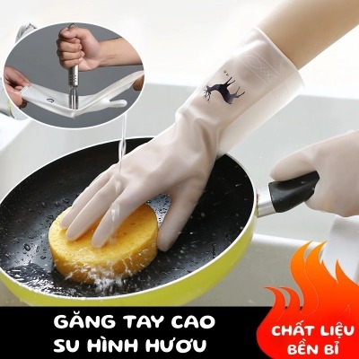 GĂNG TAY CAO SU HÌNH HƯƠU