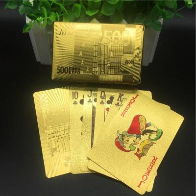 BỘ BÀI TÂY MẠ VÀNG 24K